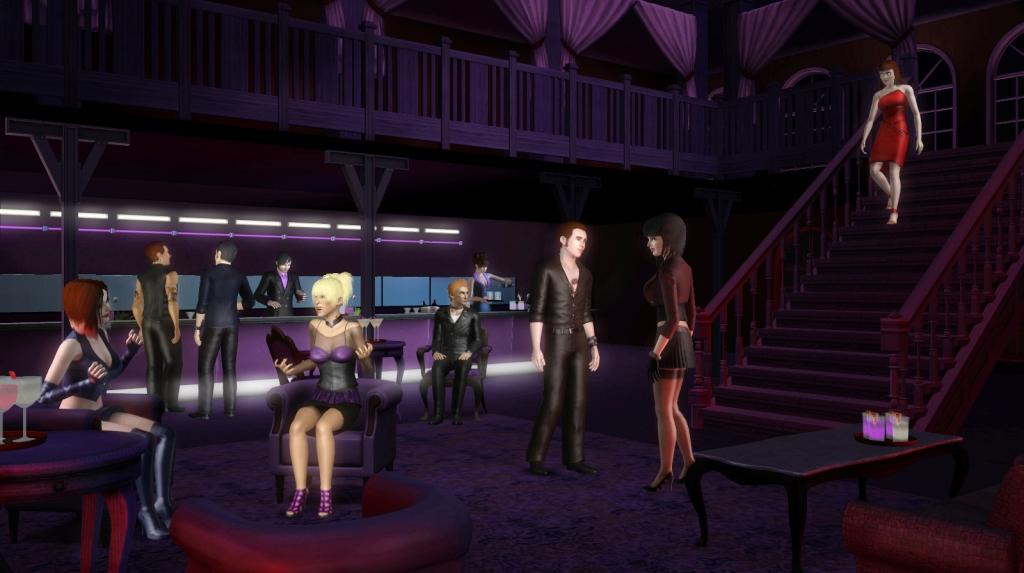 The Sims 3 po setmění noční klub